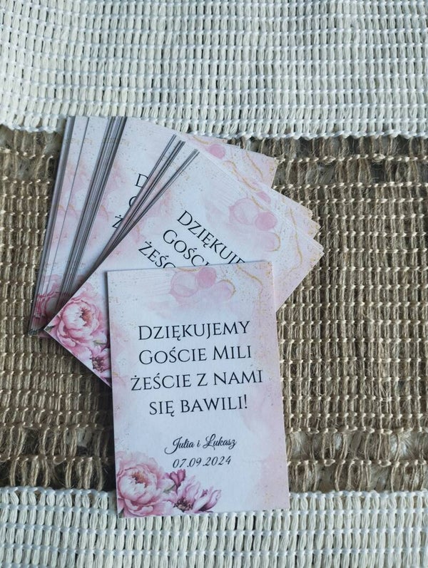 Karteczka 6,5x4,5 cm nr 1