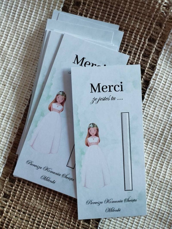 Karteczka pod merci nr 1