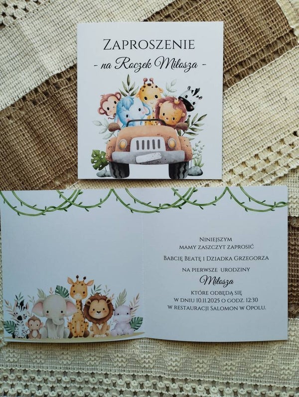 Zaproszenie Roczek nr 4