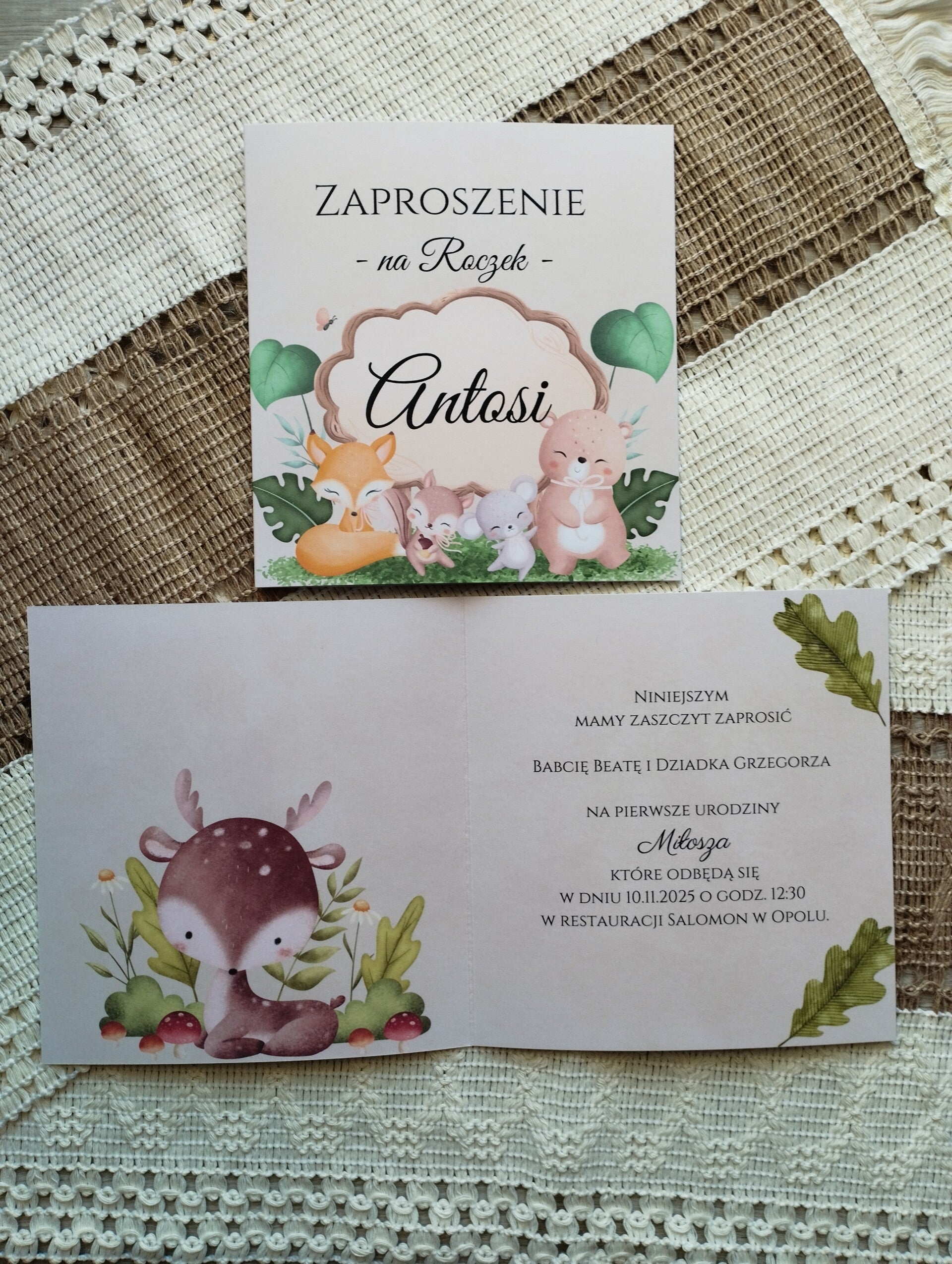 Zaproszenie Roczek nr 8