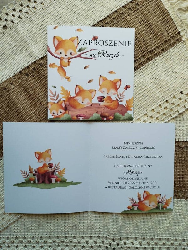 Zaproszenie Roczek nr 6