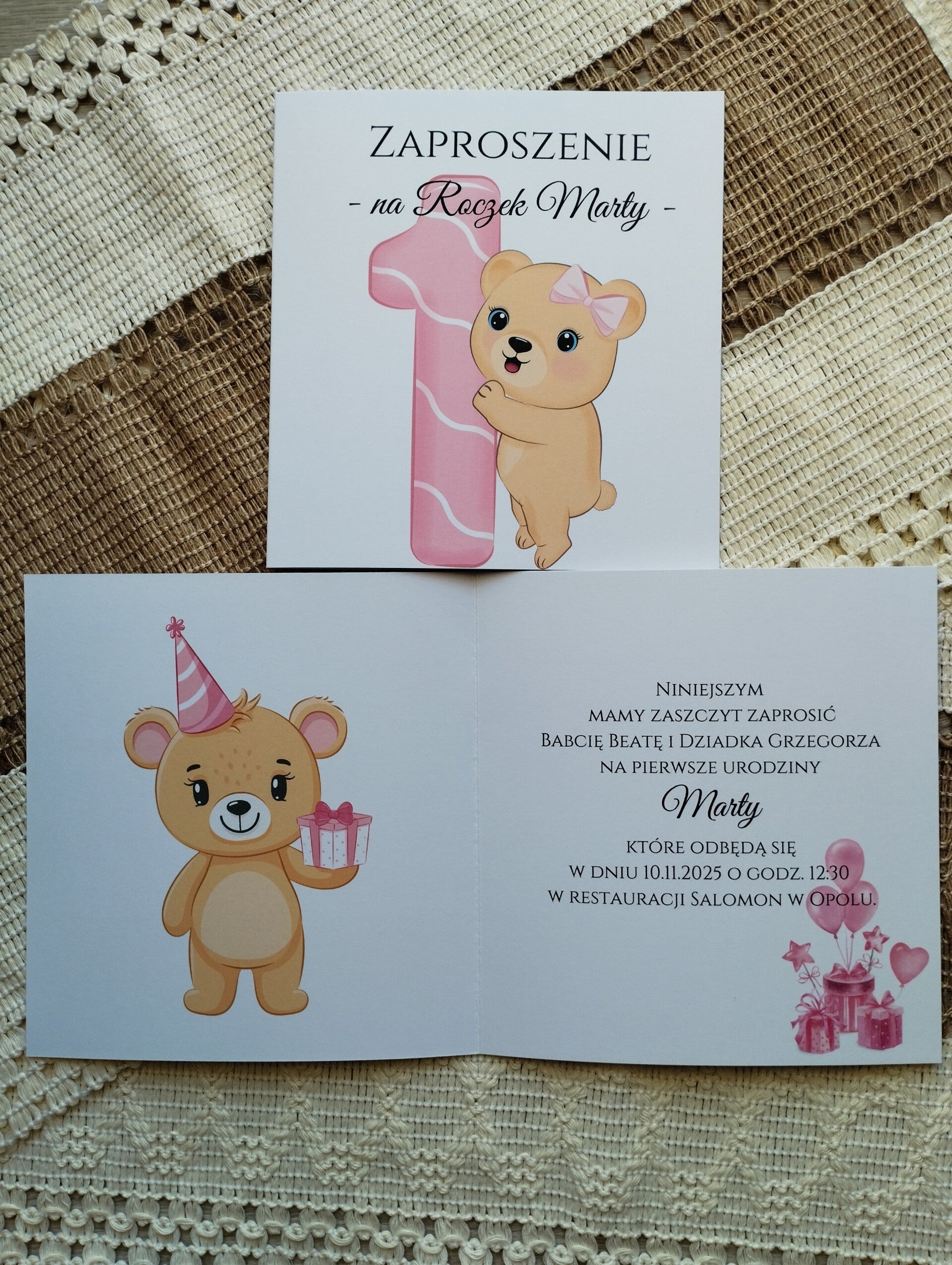 Zaproszenie Roczek nr 11