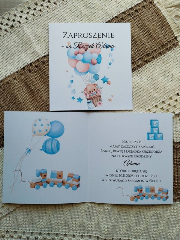 Zaproszenie Roczek nr 2