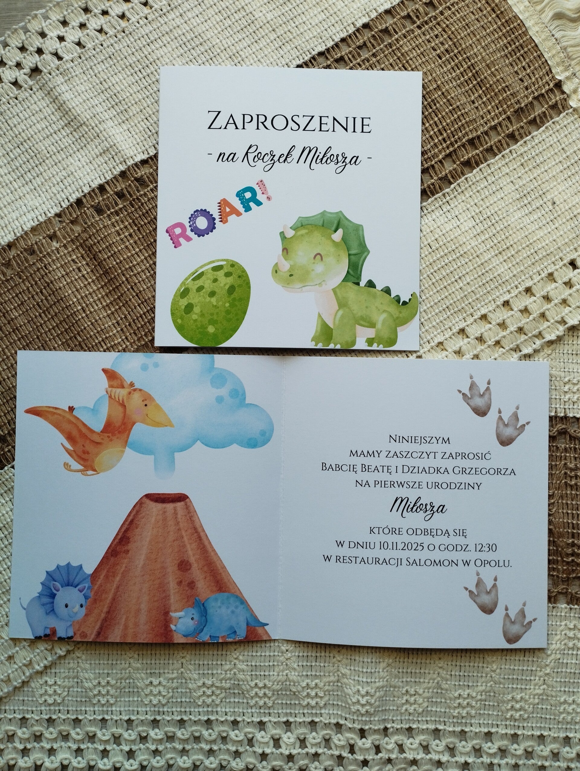 Zaproszenie Roczek nr 5