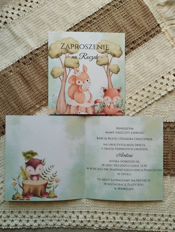 Zaproszenie Roczek nr 7