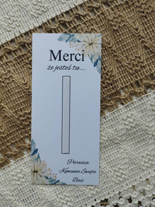 Karteczka pod merci nr 6