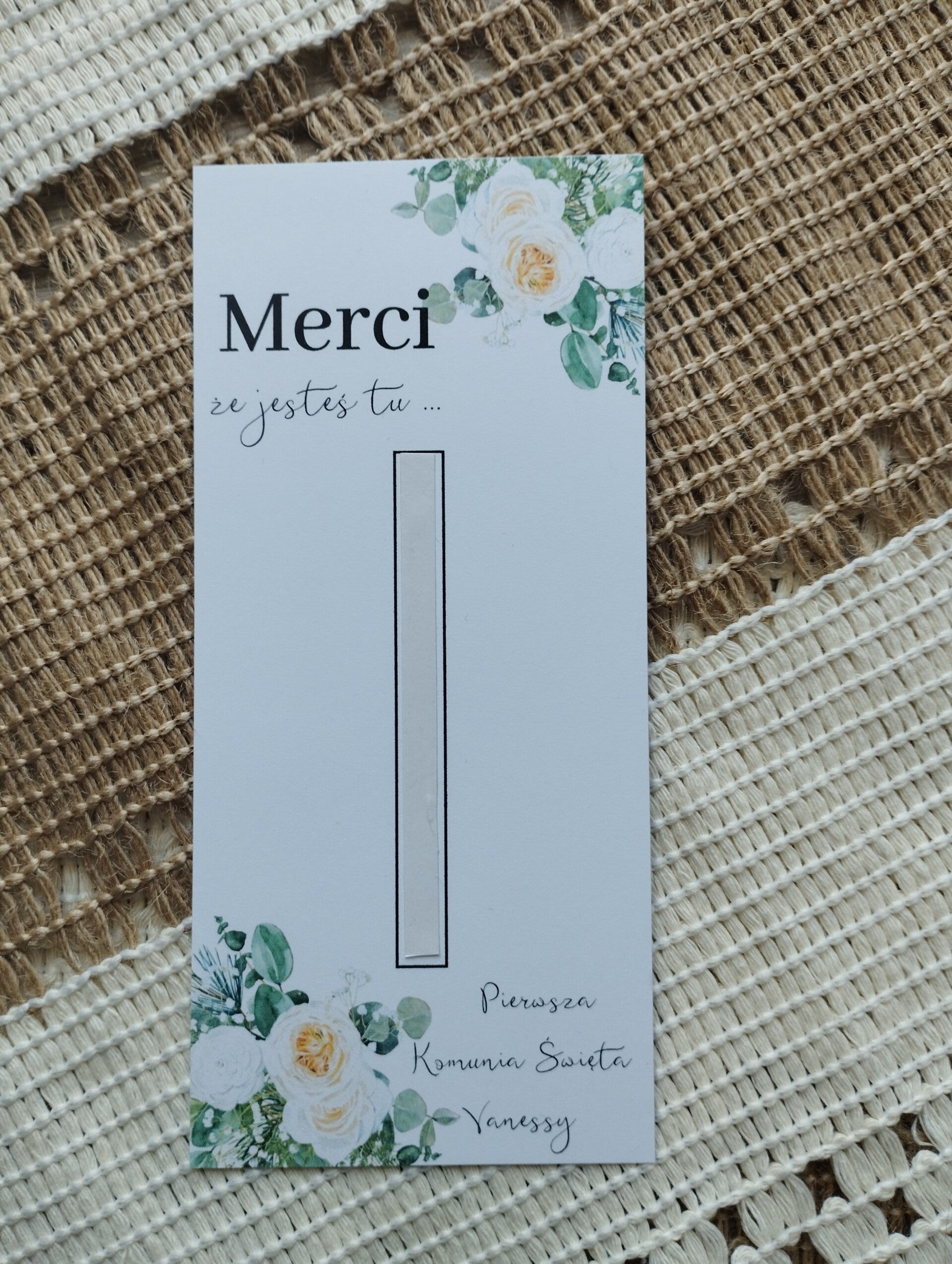 Karteczka pod merci nr 7