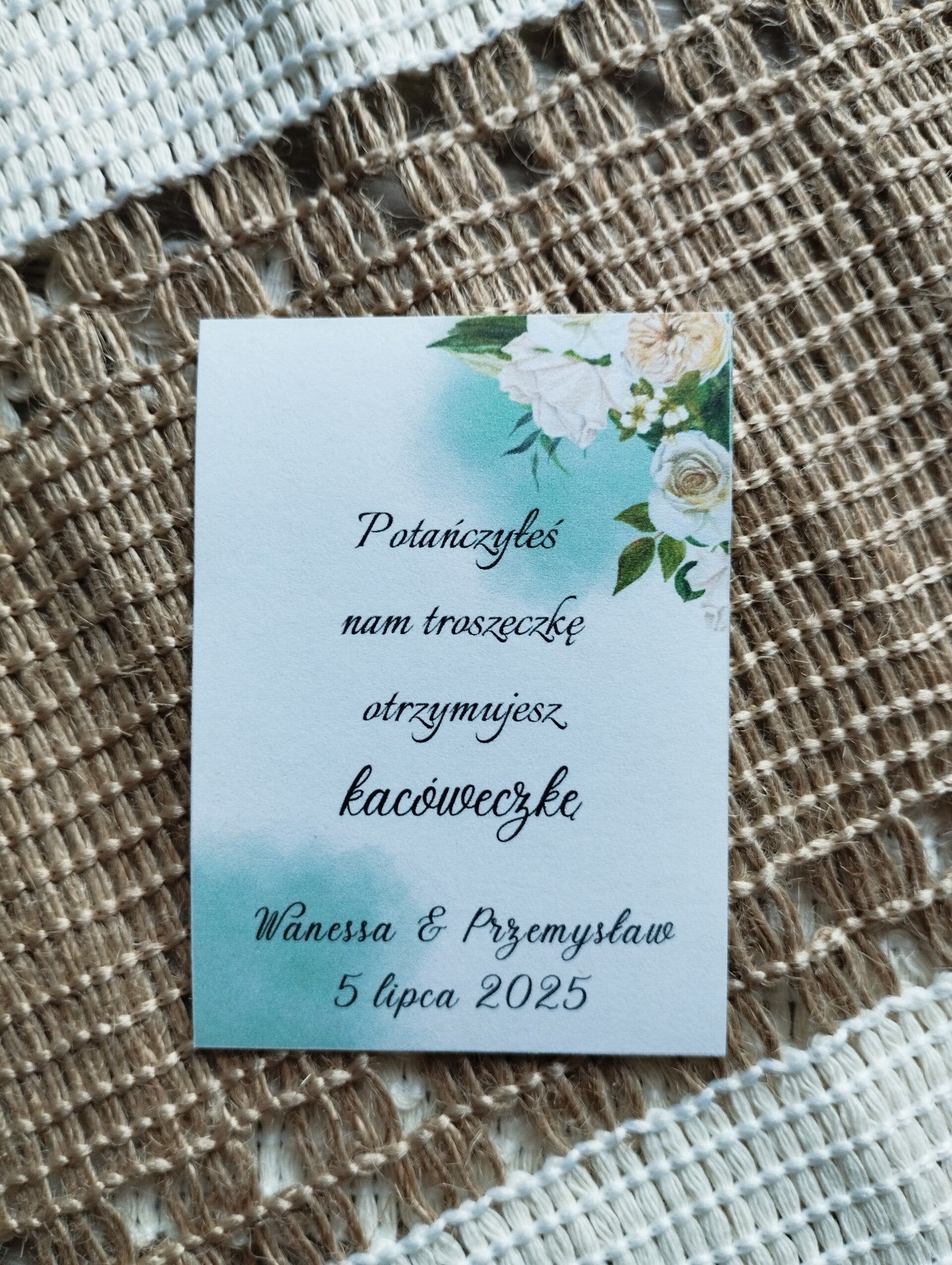 Karteczka 7x5 cm nr 1