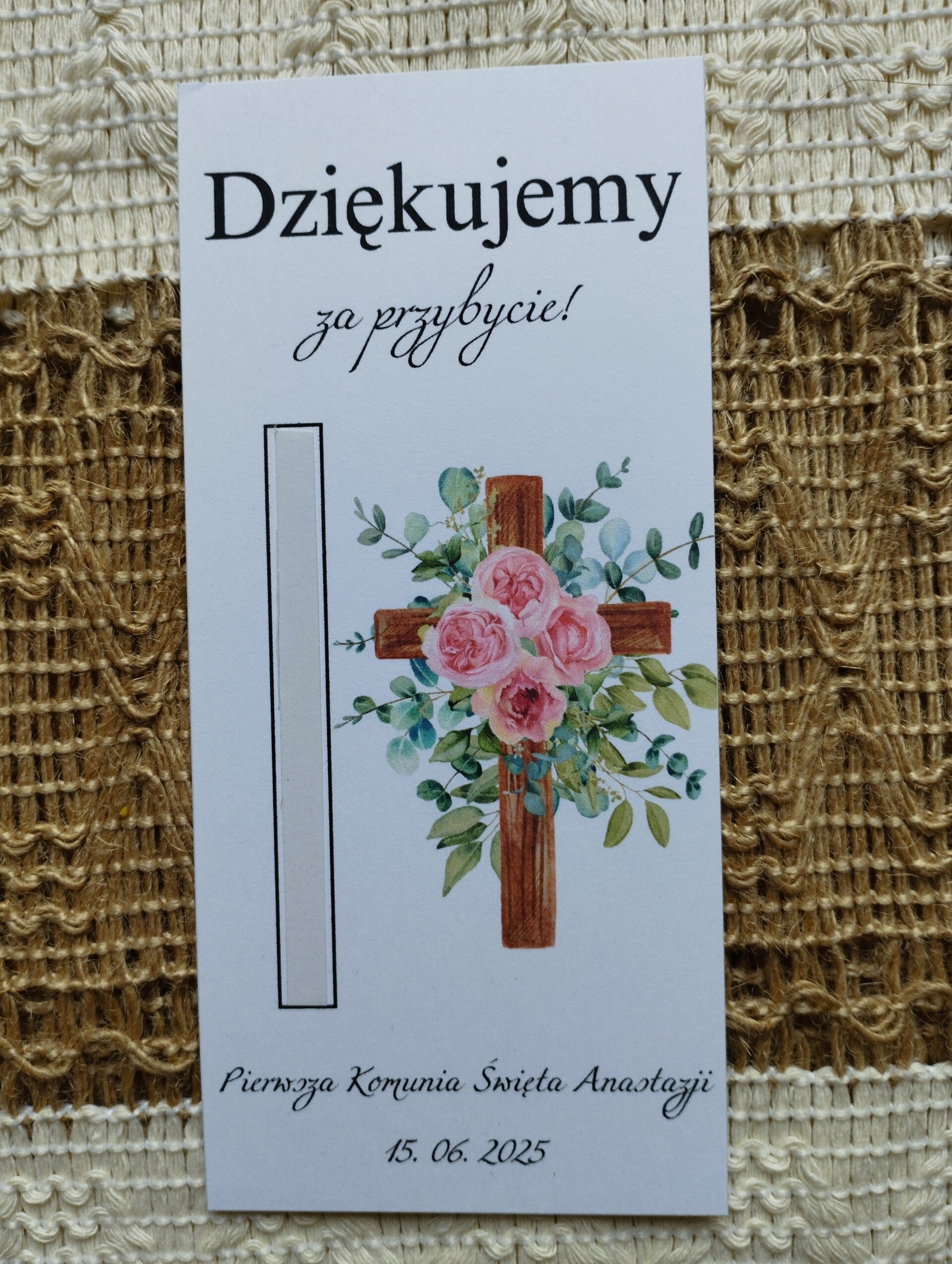 Karteczka pod merci nr 8