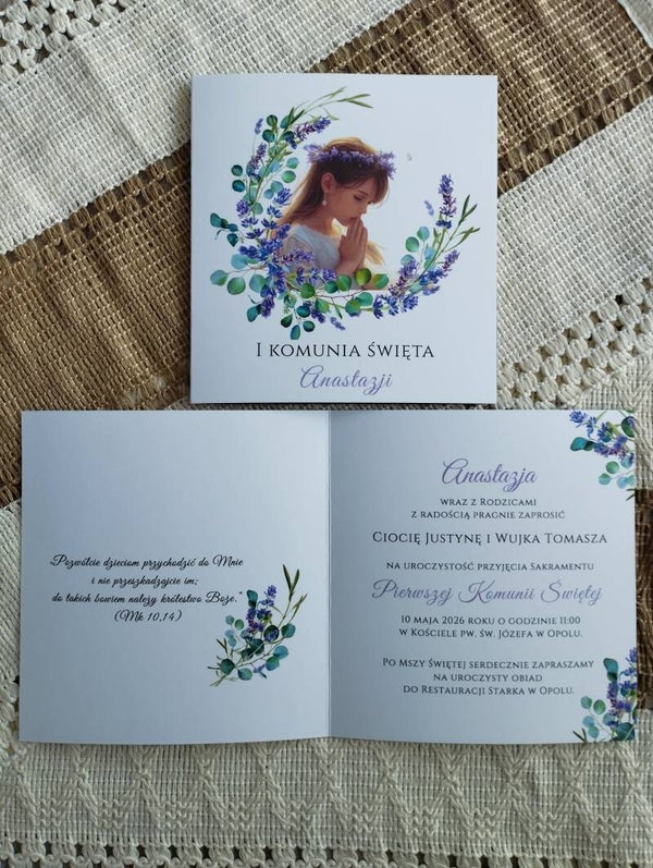 Zaproszenie składane nr 5