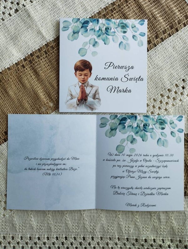 Zaproszenie składane nr 10