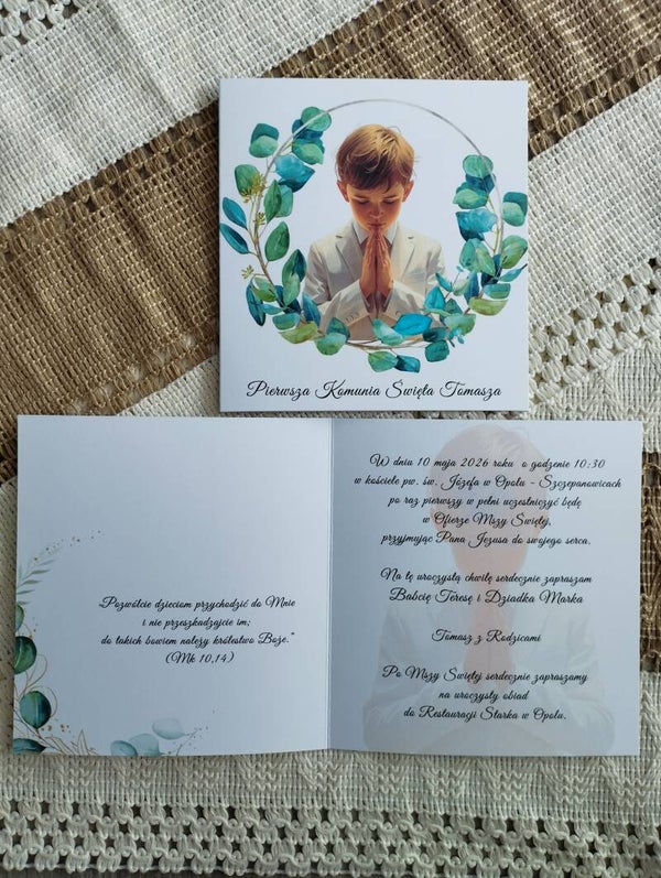 Zaproszenie składane nr 7