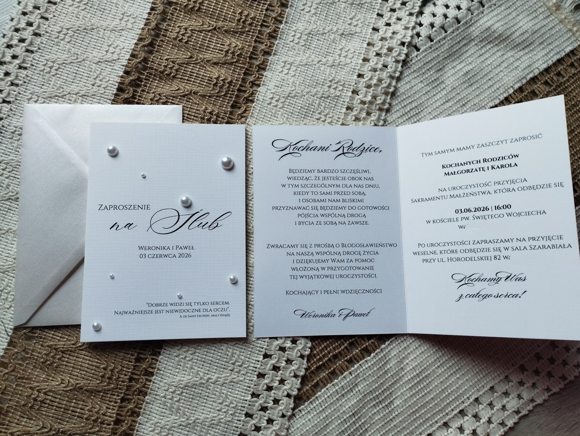 Zaproszenie dla Rodziców nr 9