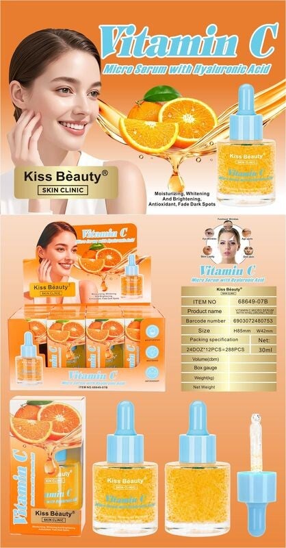 SERUM NARANJA CON VITAMINA C Y ACIDO IALURONICO