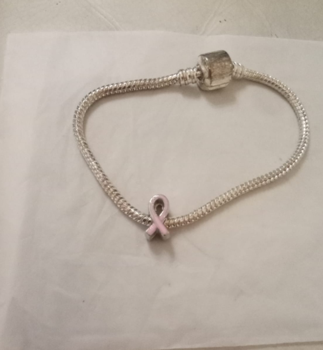 Charm lazo rosa