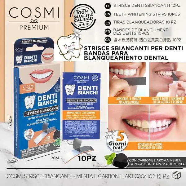 TIRAS BLANQUEADORAS DIENTES