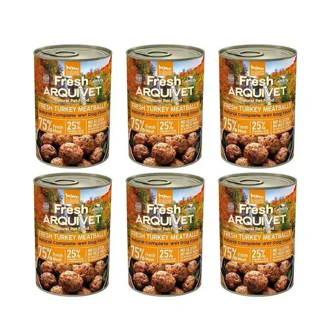 Arquivet Fresh klopsiki z indyka w sosie 6x400g
