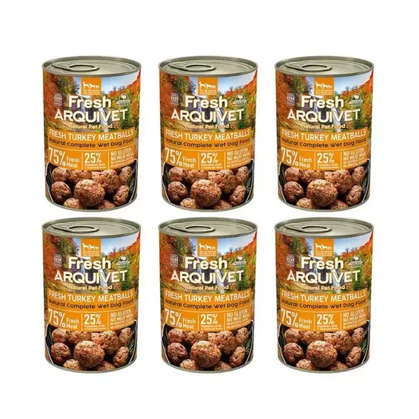 Arquivet Fresh klopsiki z indyka w sosie 6x400g