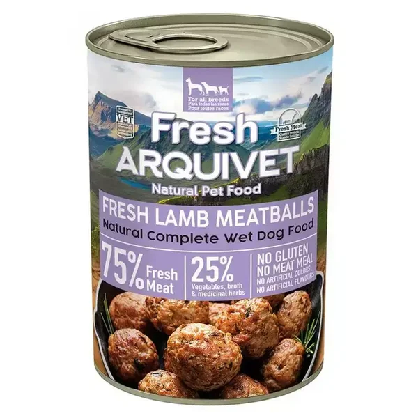 Arquivet Fresh klopsiki z jagnięciną, marchewką i batatami 400g