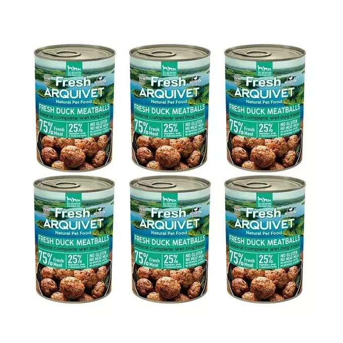 Arquivet Fresh klopsiki z kaczką batatem i pomarańczą 6x400g