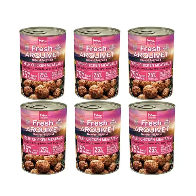 Arquivet Fresh klopsiki z kurczaka w sosie 6x400g