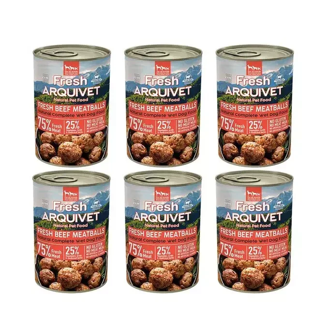 Arquivet Fresh klopsiki z wołowiny w sosie 6x400g