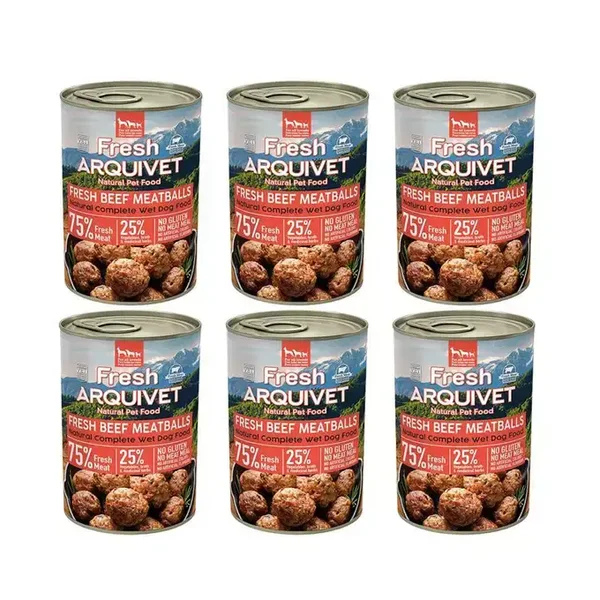 Arquivet Fresh klopsiki z wołowiny w sosie 6x400g