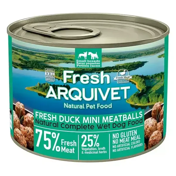 Arquivet Fresh MINI klopsiki z kaczką batatem i pomarańczą 200g