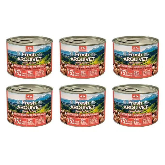 Arquivet Fresh MINI klopsiki z wołowiny w sosie 6x200g