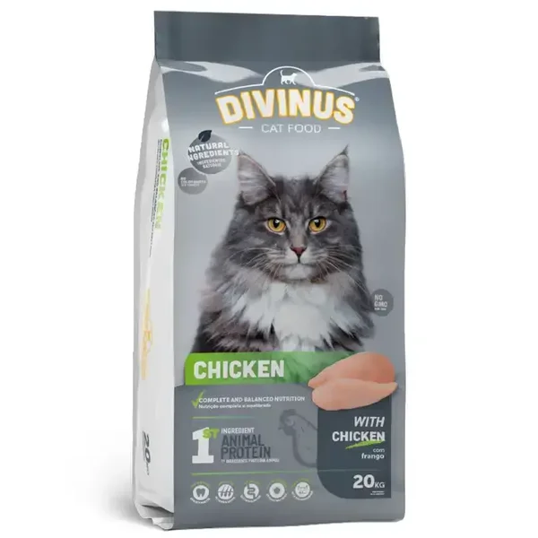 Divinus Cat Meat Chicken dla kotów dorosłych 2kg