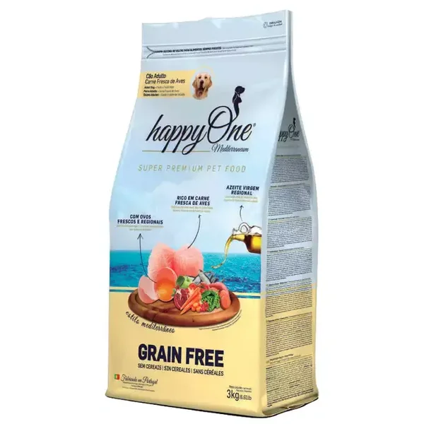 HappyOne Grain-Free Mediterraneum Adult dla psów dorosłych Super Premium 12Kg