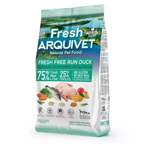 ARQUIVET FRESH PÓŁWILGOTNA KARMA DLA PSA KACZKA Z RYBĄ OCEANICZNĄ 2,5 KG