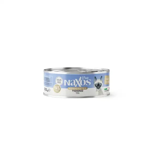 NAXOS CAT STERILIZED MONO - tuńczyk - puszka dla kotów sterylizowanych 85g