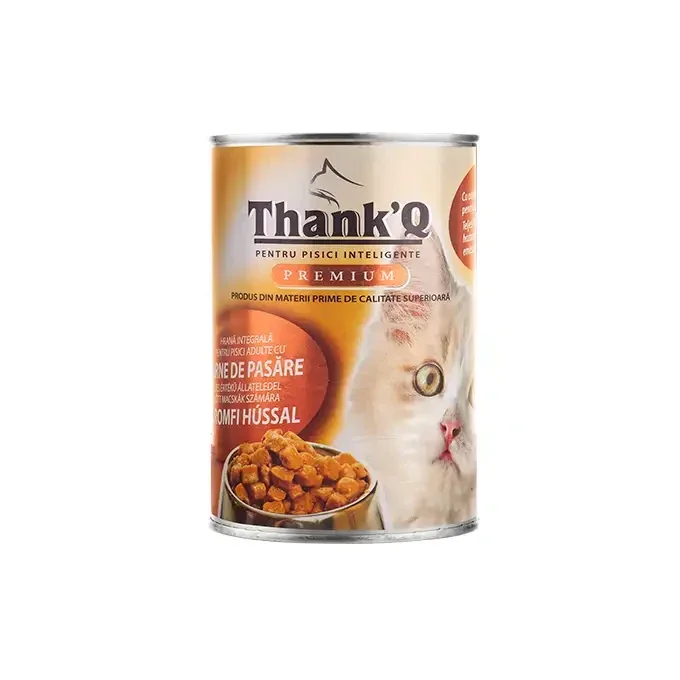 THANK'Q KOT z kurczakiem w puszce dla kotów 415g
