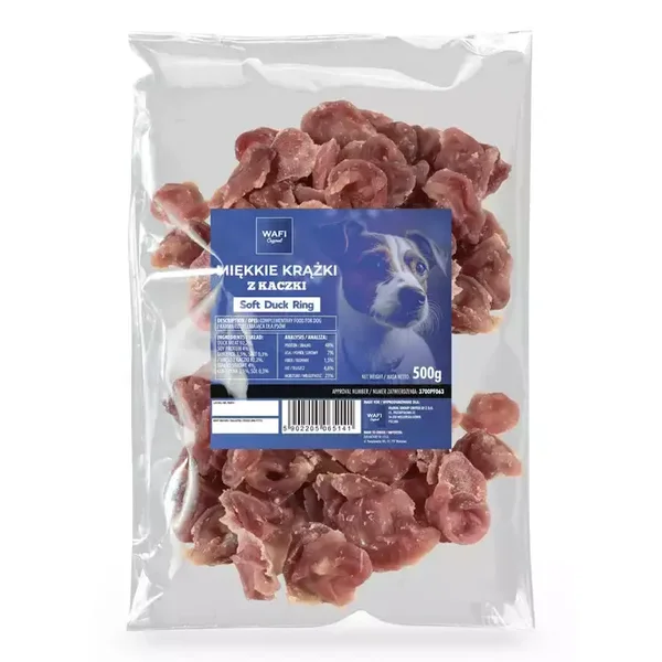 WAFI - Miękkie krążki z kaczki - 500g