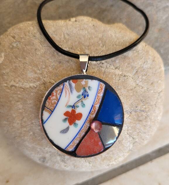 Bijou pendentif mosaique Pékin