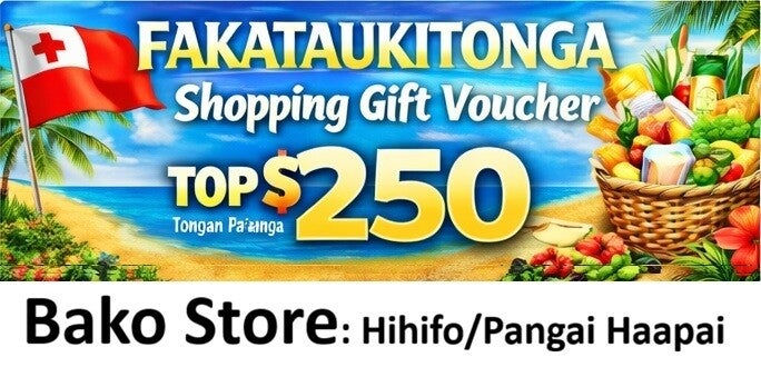 Bako Store, Hihifo/Pangai $250 TOP