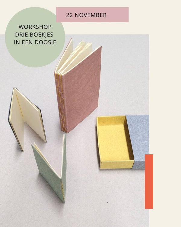Workshop - Drie boekjes in een doosje