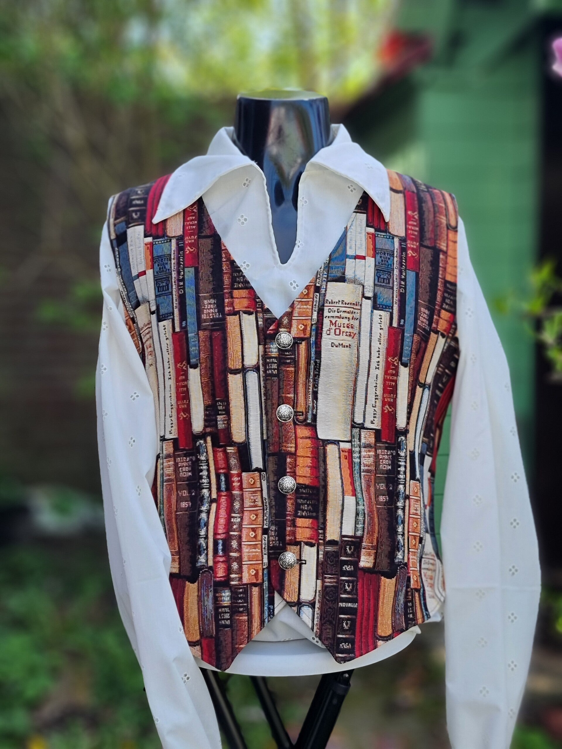 Gilet boeken maat M