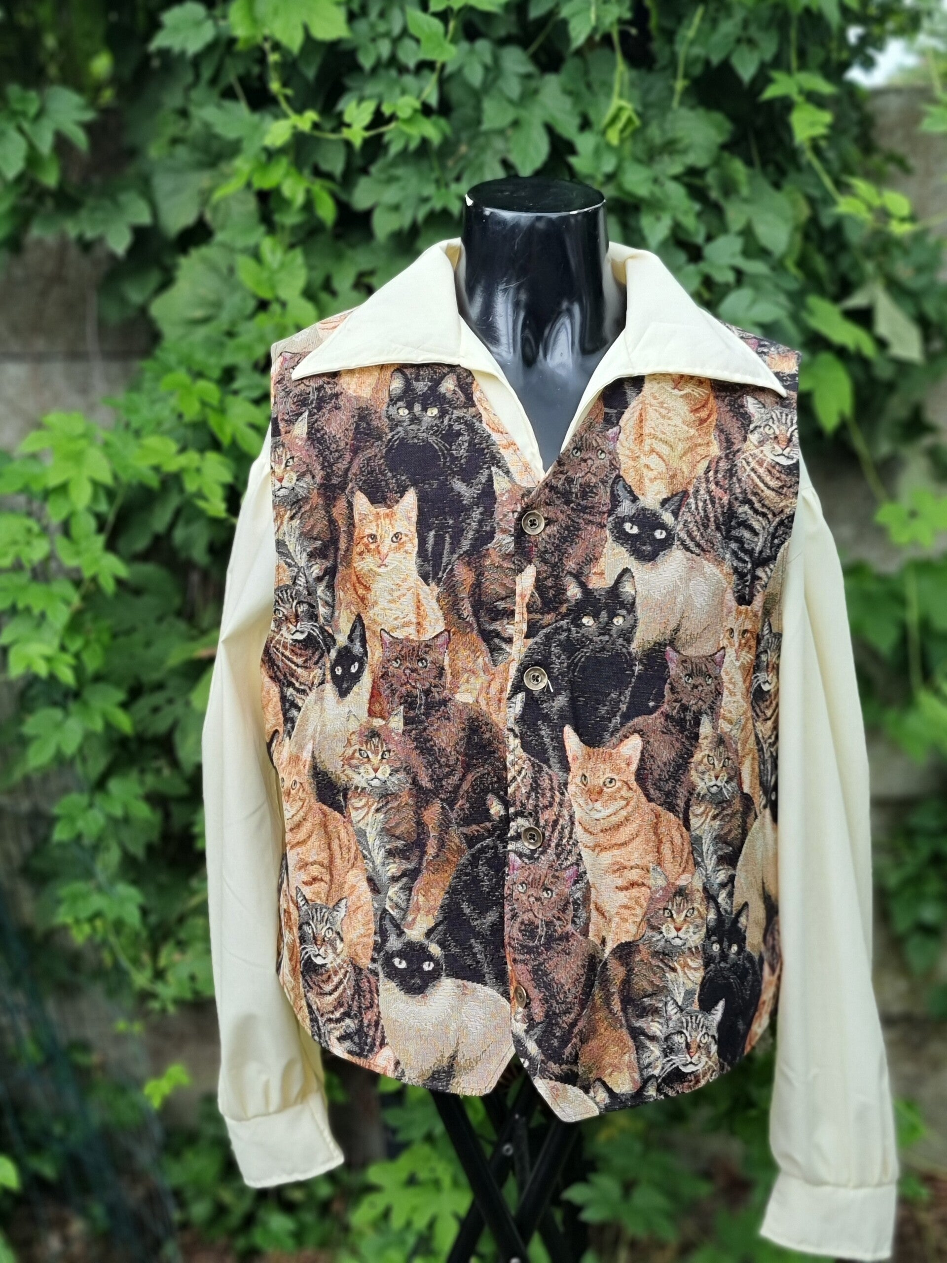 Gilet katten maat M