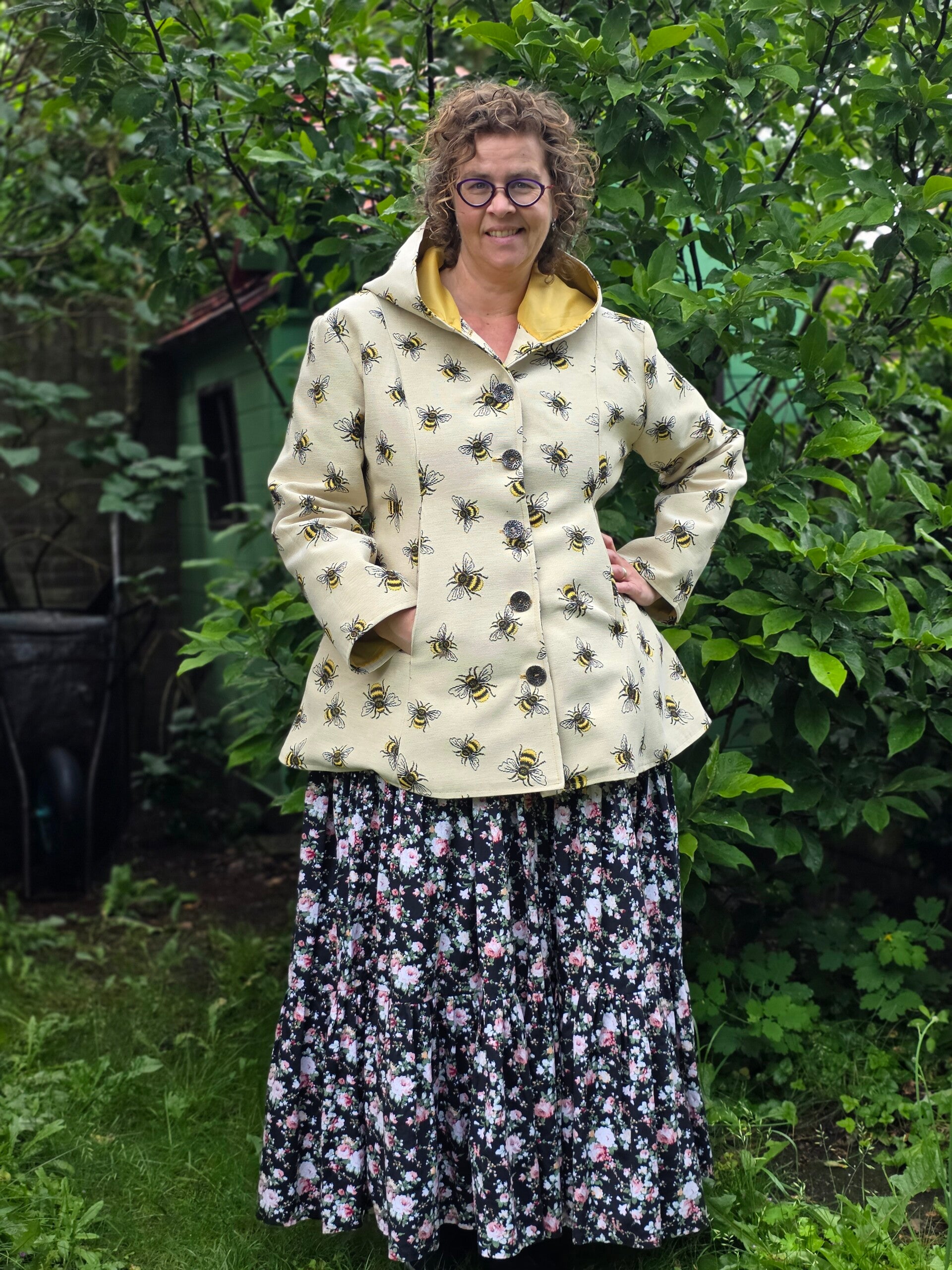 Fairy Coat bijen kort maat L/XL