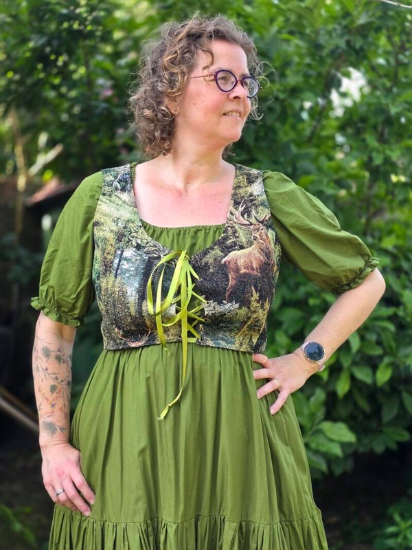 Corset ancient forest maat S
