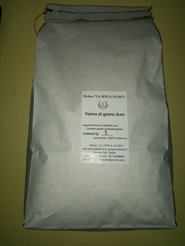 FARINA DI GRANO DURO SACCO CARTA 5KG
