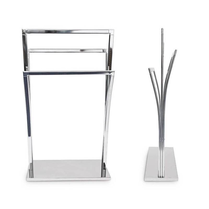 relaxdays Handtuchständer silber, 1 St.