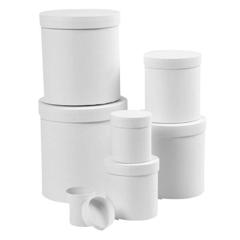 Geschenkboxen rund Karton