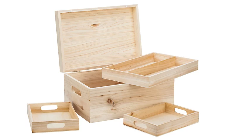Sortierbox Holz