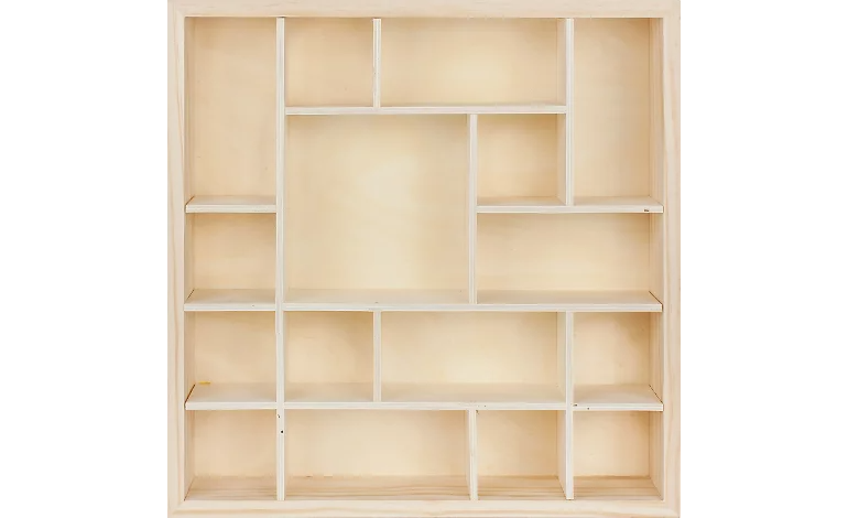 Setzkasten eckig Holz