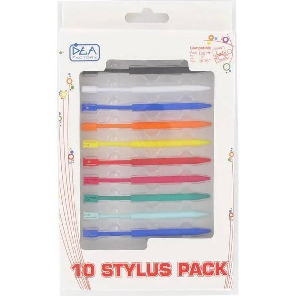 Pack de 10 Stylets Nintendo 3DS Neuf