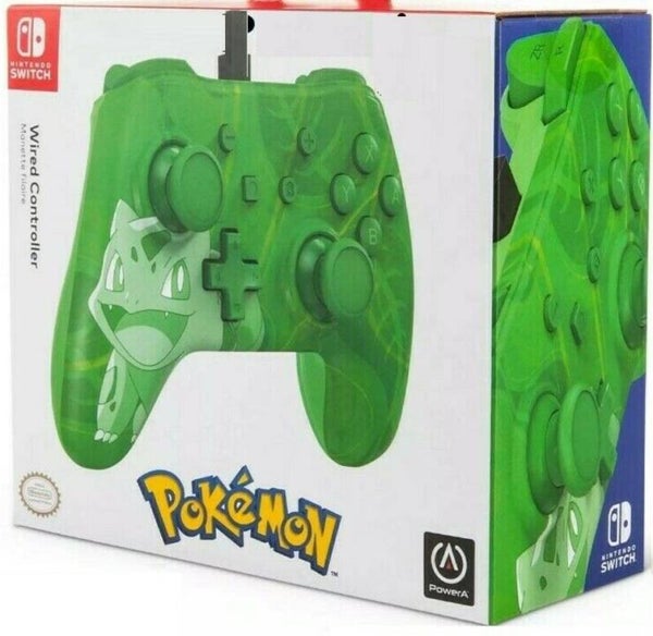 Manette filaire Pokémon Bulbasaur  Nintendo Switch Neuf 617885020322