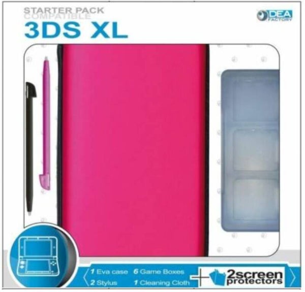 Pack d'Accessoires Rose Nintendo 3DS XL  Neuf